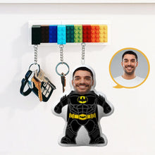 Load image into Gallery viewer, Custom MINIME Batman Pillow Keychain Christmas Gifts