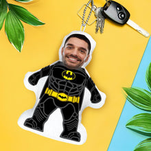 Load image into Gallery viewer, Custom MINIME Batman Pillow Keychain Christmas Gifts