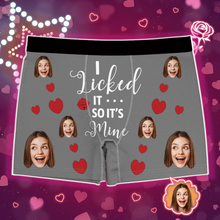 Load image into Gallery viewer, 功能迁移-定制头像男士平角裤-CNK398-XS