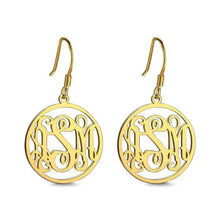 Load image into Gallery viewer, 定制设计器-名字耳环-ZED29,JZED29,GZED29,TZED29,TJZED29,TGZED29(B2B)