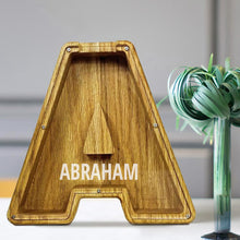 画像をギャラリービューアに読み込む, MM-刻字木质存钱罐摆件CBS793A-CBS793Z