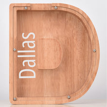 画像をギャラリービューアに読み込む, MM-刻字字母橡木存钱罐B2BCBS4714A-B2BCBS4714Z