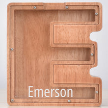 画像をギャラリービューアに読み込む, MM-刻字字母橡木存钱罐B2BCBS4714A-B2BCBS4714Z