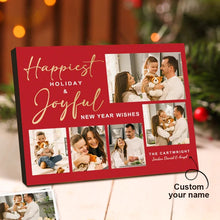 Load image into Gallery viewer, 定制-传图刻字圣诞主题相框-CBS5888