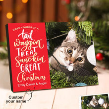 Load image into Gallery viewer, 定制-传图刻字圣诞主题相框-CBS5888