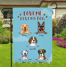 画像をギャラリービューアに読み込む, Cartoon Garden Flag(卡通图形)