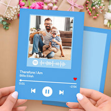 将图片加载到图库查看器,Custom Spotify Code Music Cards With Your Photo