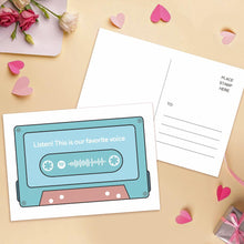 将图片加载到图库查看器,Custom spotify code Music Cards Magnetic Tape Style