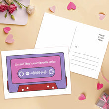 将图片加载到图库查看器,Custom spotify code Music Cards Magnetic Tape Style