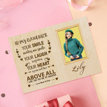 Load image into Gallery viewer, Gifts for Daughter Custom Crochet Doll from Photo Handmade Look alike Dolls with Personalized Name Card