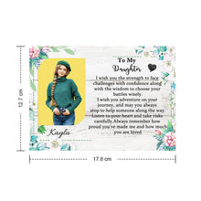 Load image into Gallery viewer, To My Daughter Custom Crochet Doll from Photo Handmade Look alike Dolls with Personalized Name Card Gifts for Her