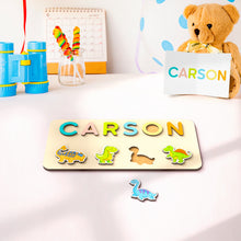 Load image into Gallery viewer, 动物版名字拼图积木