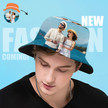 Load image into Gallery viewer, Custom Bucket Hat Unisex Outdoor Summer Cap Hiking Beach Sports Hats Gift for Lover Multiple Styles