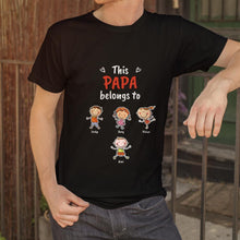 画像をギャラリービューアに読み込む, Personalized Name Cartoon T-Shirt(卡通-小孩-T恤)