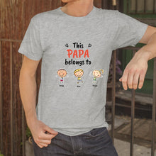 画像をギャラリービューアに読み込む, Personalized Name Cartoon T-Shirt(卡通-小孩-T恤)