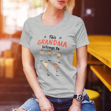 画像をギャラリービューアに読み込む, Personalized Name Cartoon T-Shirt(卡通-小孩-T恤)