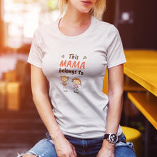 画像をギャラリービューアに読み込む, Personalized Name Cartoon T-Shirt(卡通-小孩-T恤)