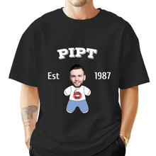 Load image into Gallery viewer, 2DminimeT恤功能开发-Custom Face Minime T-shirt Personalized Name and Year