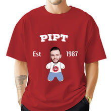 Load image into Gallery viewer, 2DminimeT恤功能开发-Custom Face Minime T-shirt Personalized Name and Year