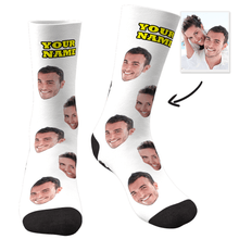 Load image into Gallery viewer, Custom Face Socks - Colorful
