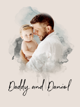 Load image into Gallery viewer, 刻字水彩油画CYH5096