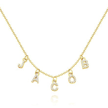 画像をギャラリービューアに読み込む, MM-刻字名字项链GZNL235、JZNL235、ZNL235