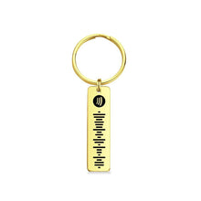 Load image into Gallery viewer, Scannable Spotify Code Keychain, Custom Music Song Keychains Black - soufeelus