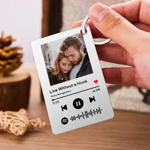 画像をギャラリービューアに読み込む, 定制-传图音轨刻字钥匙扣-SKL2247