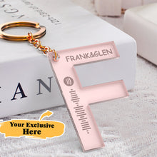 画像をギャラリービューアに読み込む, 定制设计器-字母音轨钥匙扣SKL578-张冕琳