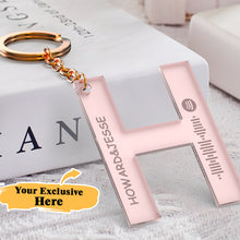 画像をギャラリービューアに読み込む, 定制设计器-字母音轨钥匙扣SKL578-张冕琳
