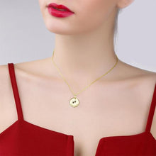 画像をギャラリービューアに読み込む, Longitude Latitude Necklace(弧形经纬度项链)