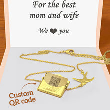 Load image into Gallery viewer, 定制设计器-SF二维码信封项链两色-TJKNL768