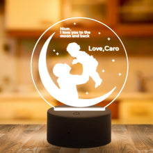 画像をギャラリービューアに読み込む, Custom 3D night light best anniversary gift for wife and baby - MyPhotoKeychain