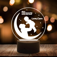 画像をギャラリービューアに読み込む, Custom 3D night light best anniversary gift for wife and baby - MyPhotoKeychain