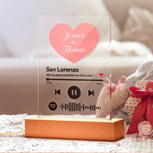 Load image into Gallery viewer, 定制设计器-红心音轨夜灯XHD838-李琳