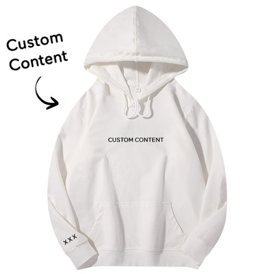 刺绣人像音轨卫衣（连帽款）-CWY0P025X01