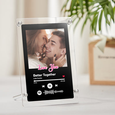 Spotify亚克力花体字板子CBS7931