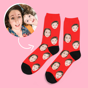 Custom Face Photo Colorful Socks