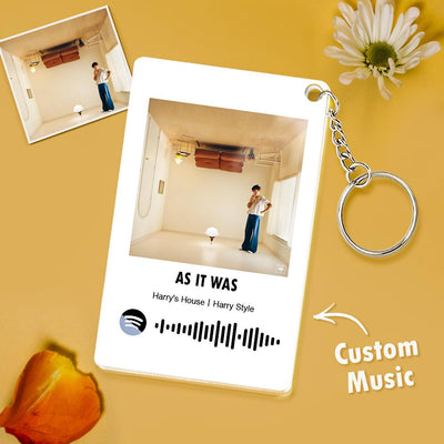 传图刻字音轨钥匙扣SKL3012