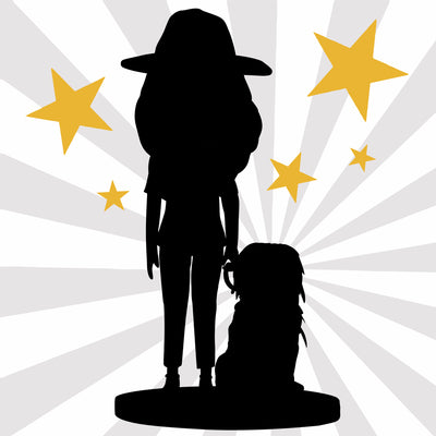 编辑加价-人+宠物泥人B2H069