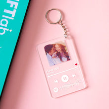 將圖片載入圖庫檢視器 GIFTLAB 3 in 1 Spotify Gifts Set with Box Spotify Lamp Spotify Keychain Gifts for Her
