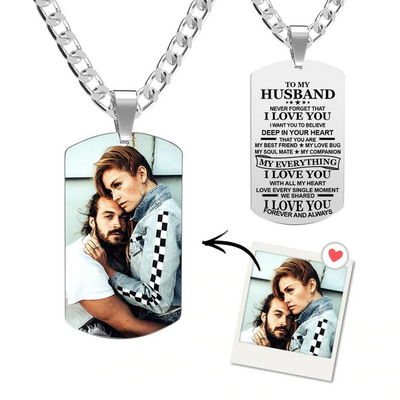 功能迁移-定制单图不锈钢项链-GYKNL09X25