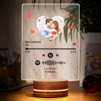 定制设计器-Spotify亚克力夜灯-XHD1248