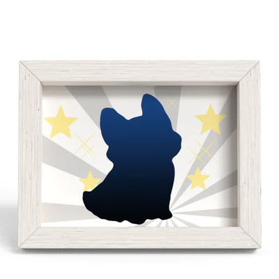 单只宠物泥人全身定制款相框CBS7866