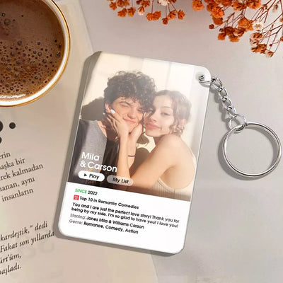情侣海报钥匙扣SKL2791
