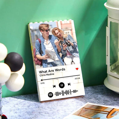 定制-传图音码长方形乐高摆件-CTOY146