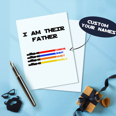 父亲节光剑贺卡CHK1842