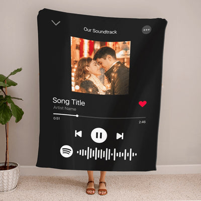 传图Spotify多色毯子BL221