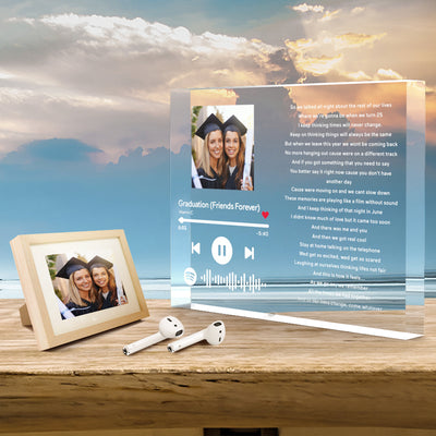 亚克力音轨摆件CBS455-白色字