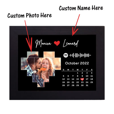 音轨日历黑色相框摆件CBS8619